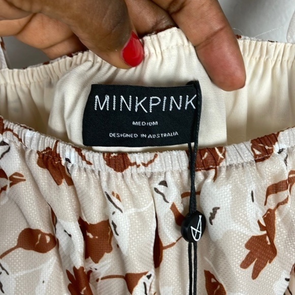 NWT MinkPink Floral Mini dress - Picture 3 of 9